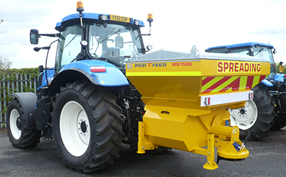 MS1500 tractor mounted salt spreader